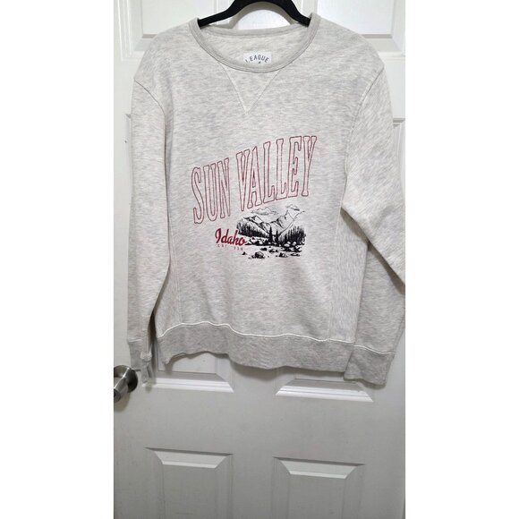 Sun Valley Idaho Graphic Crewneck Sweatshirt Small By League - Picture 2 of 7